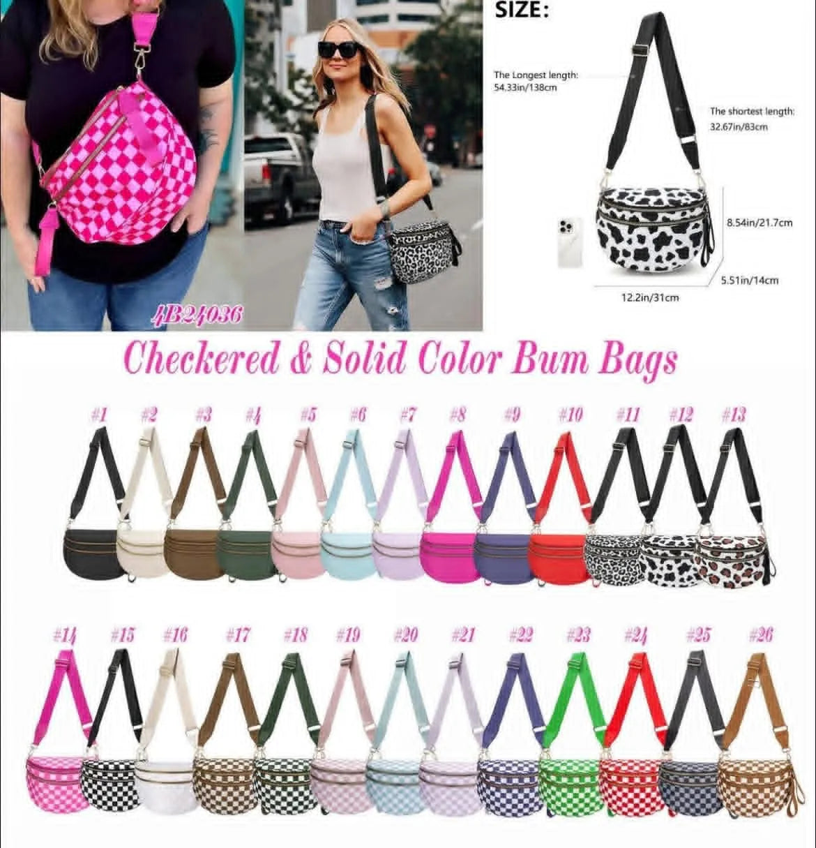 The Best Bum Bags *Pre-Order*