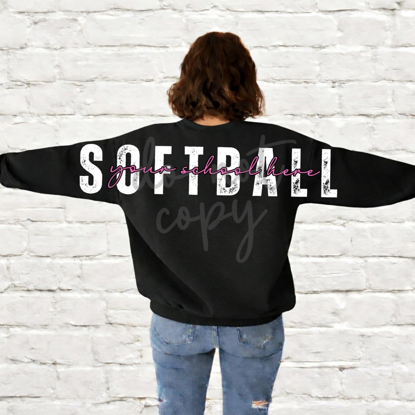 Custom Long Back SOFTBALL