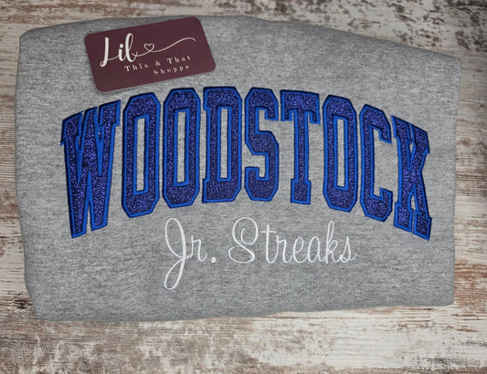 Embroidery: Woodstock Jr Streaks