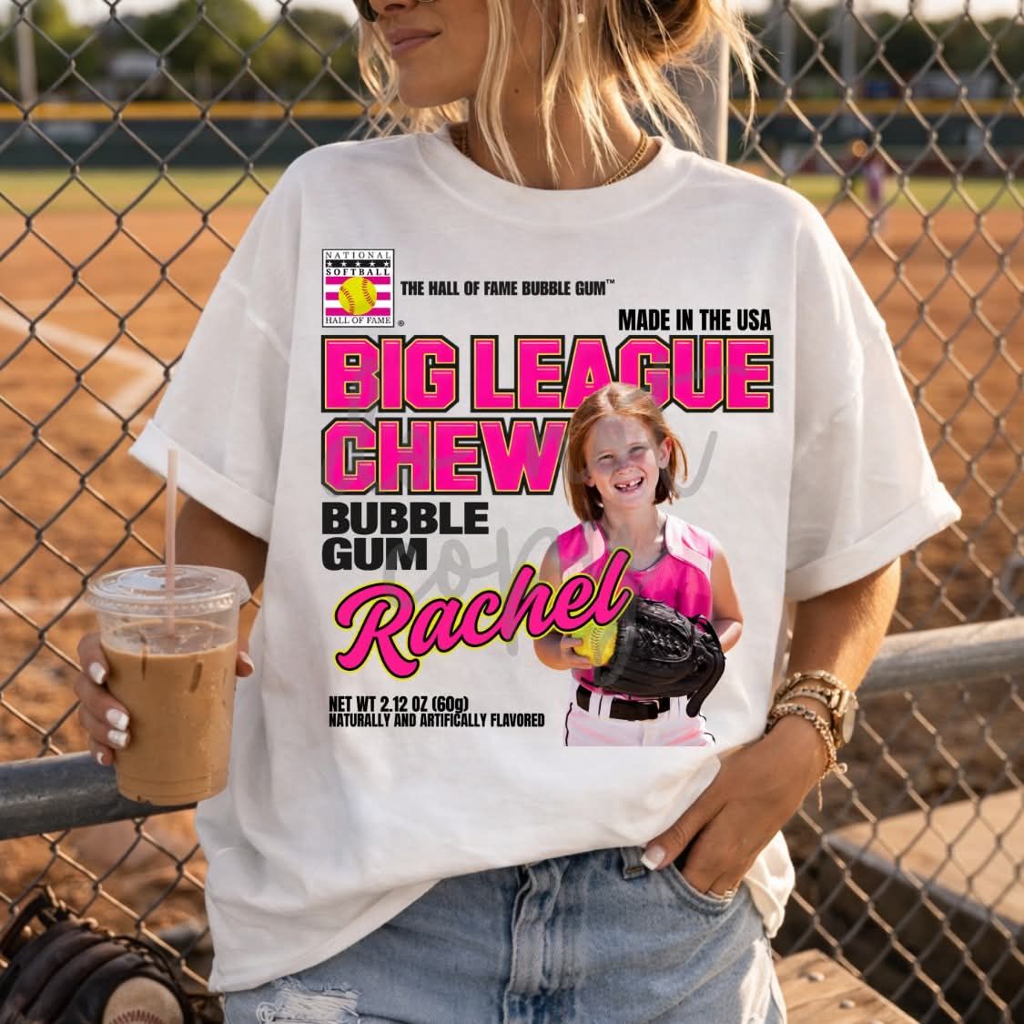 Softball Big Chew Photo Design